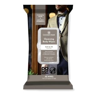 Goose Creek Suit & Tie Cleansing Body Wipes 48 Count
